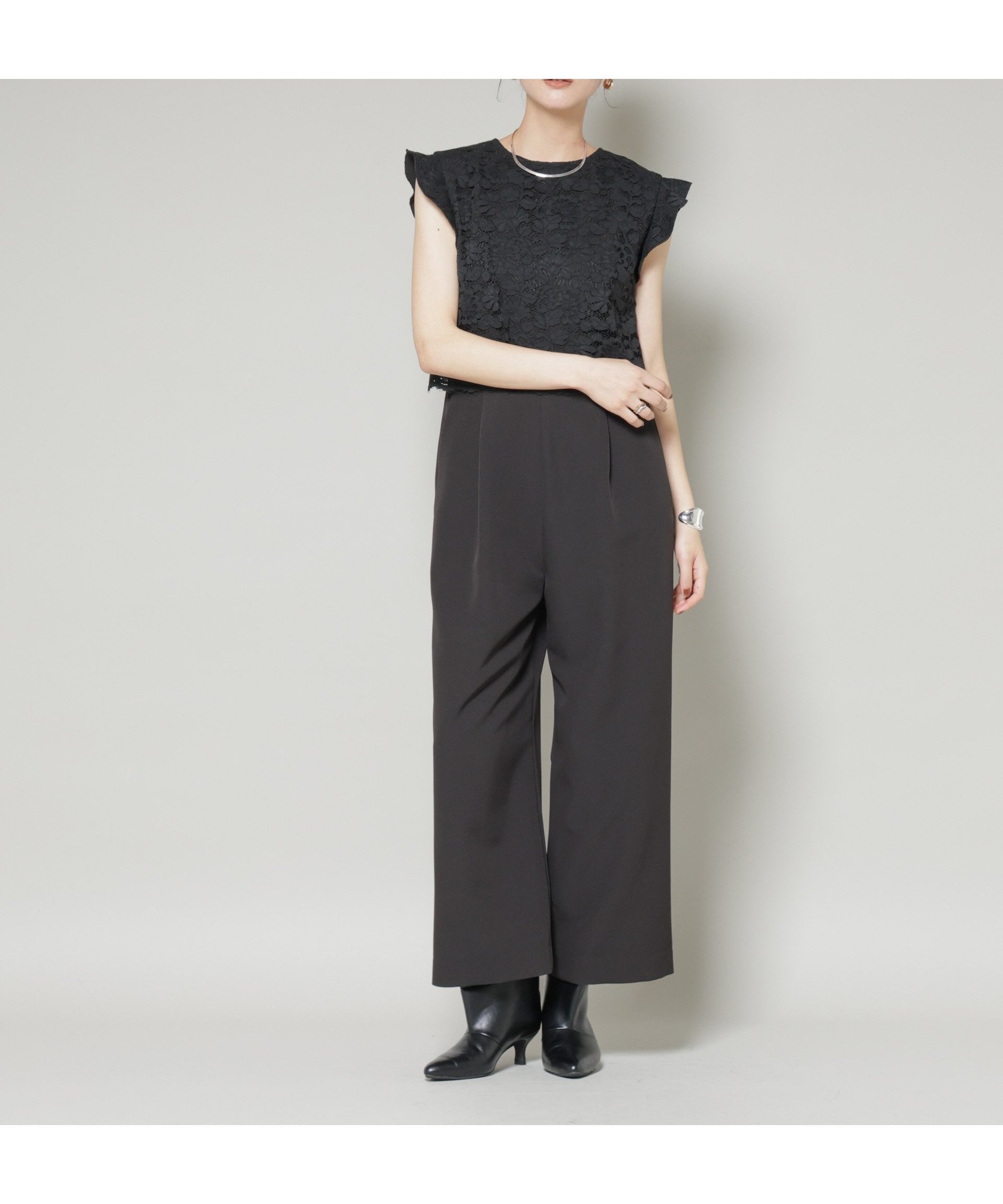 【ナノ ユニバース/nano universe】のレースドッキングオールインワン 人気、トレンドファッション・服の通販 founy(ファニー) 　ファッション　Fashion　レディースファッション　Fashion for Women　ワンピース　Dresses　オールインワン・ワンピース　Dresses and Jumpsuits　アクセサリー　Fashion Accessories　ウォッシャブル　Machine Washable　ダブル　Double, Double-Breasted　ドッキング　Docking, Mixed Material　フェミニン　Feminine, Girly　フラワー　Flower, Floral　フリル　Frill, Ruffle　モチーフ　Motif, Design Theme　レース　Lace, Lace Fabric　セレモニー　Ceremony　2026年　2026　 other-1|ID: prp329100004777769 ipo3291000000034644287