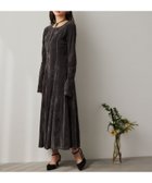 【アンデミュウ/Andemiu】の【沖田愛加さんコラボ/選べる着丈】ベロアキリカエラインワンピース 人気、トレンドファッション・服の通販 founy(ファニー) ファッション Fashion レディースファッション Fashion for Women ワンピース Dresses コラボ Collaboration, Collab デコルテ Décolleté, Neckline フィット Fit, Slim Fit フレア Flare, Flared ベロア Velour, Soft Velvet リボン Ribbon, Bow 冬 Winter / This Winter thumbnail チャコール|ID: prp329100004777784 ipo3291000000034871606