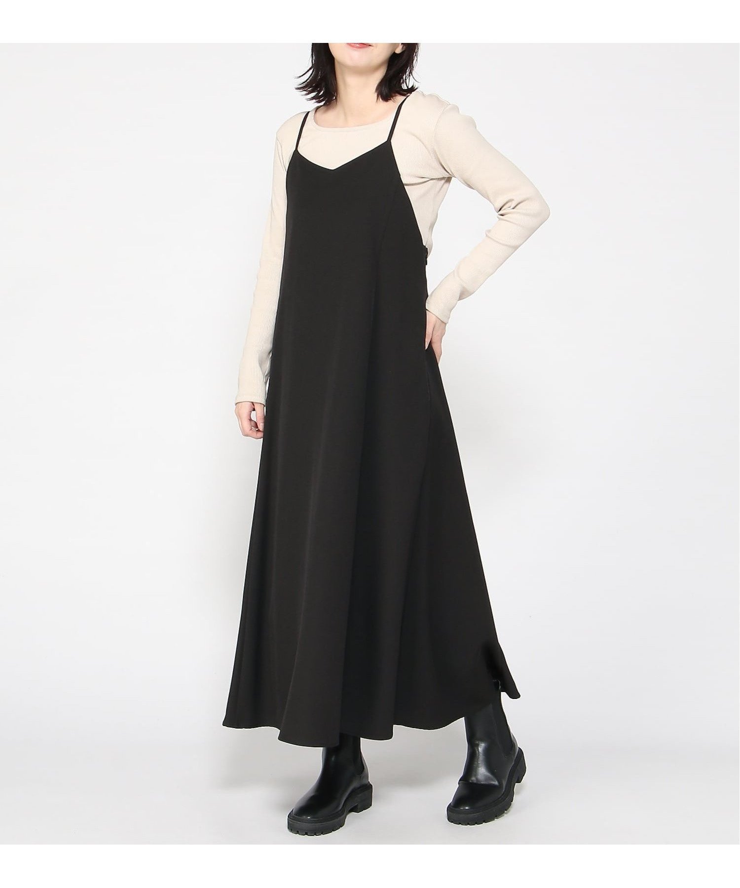 【グレディブリリアン/Gready Brilliant】のGready Brilliant/2_パネルフレアキャミOP 人気、トレンドファッション・服の通販 founy(ファニー) ファッション Fashion レディースファッション Fashion for Women トップス・カットソー Cut & Sew Tops キャミソール&ノースリーブ Camisoles & Sleeveless Tops カッティング Cutting Detail フレア Flare, Flared ワンポイント One Point, Statement Accent エレガント 上品 Elegant other-1|ID: prp329100004777794 ipo3291000000034792261