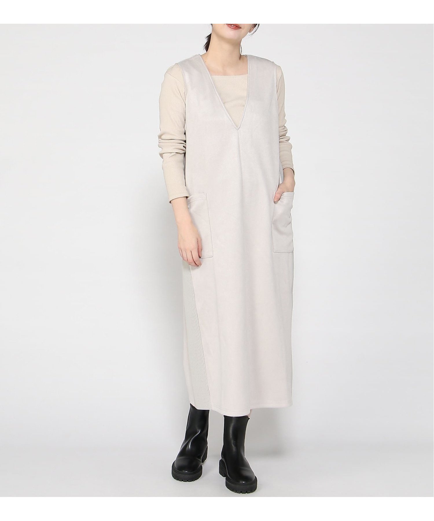 【グレディブリリアン/Gready Brilliant】のGready Brilliant/2_SリブスウェードVJSK インテリア・キッズ・メンズ・レディースファッション・服の通販 founy(ファニー) ファッション Fashion レディースファッション Fashion for Women スカート Skirts インナー Innerwear LGRY|ID: prp329100004777796 ipo3291000000034792272