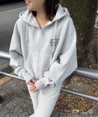 【ジャーナルスタンダード/JOURNAL STANDARD】の別注【CHAMPION*JOURNAL STANDARD by HOLIDAY】ZIP HOODIE 人気、トレンドファッション・服の通販 founy(ファニー) ファッション Fashion レディースファッション Fashion for Women ジップ Zip, Zipper スポーツ Sports, Activewear スマート Smart, Elegant セットアップ Set-Up, Coordinated Outfit ニューヨーク New York, NYC Style フロント Front, Front Design 別注 Limited Edition, Custom Order おすすめ Recommended / Our Picks 2024年 2024 2024春夏・S/S Spring/Summer 2024 SS24 thumbnail グレー|ID: prp329100004777797 ipo3291000000035122251