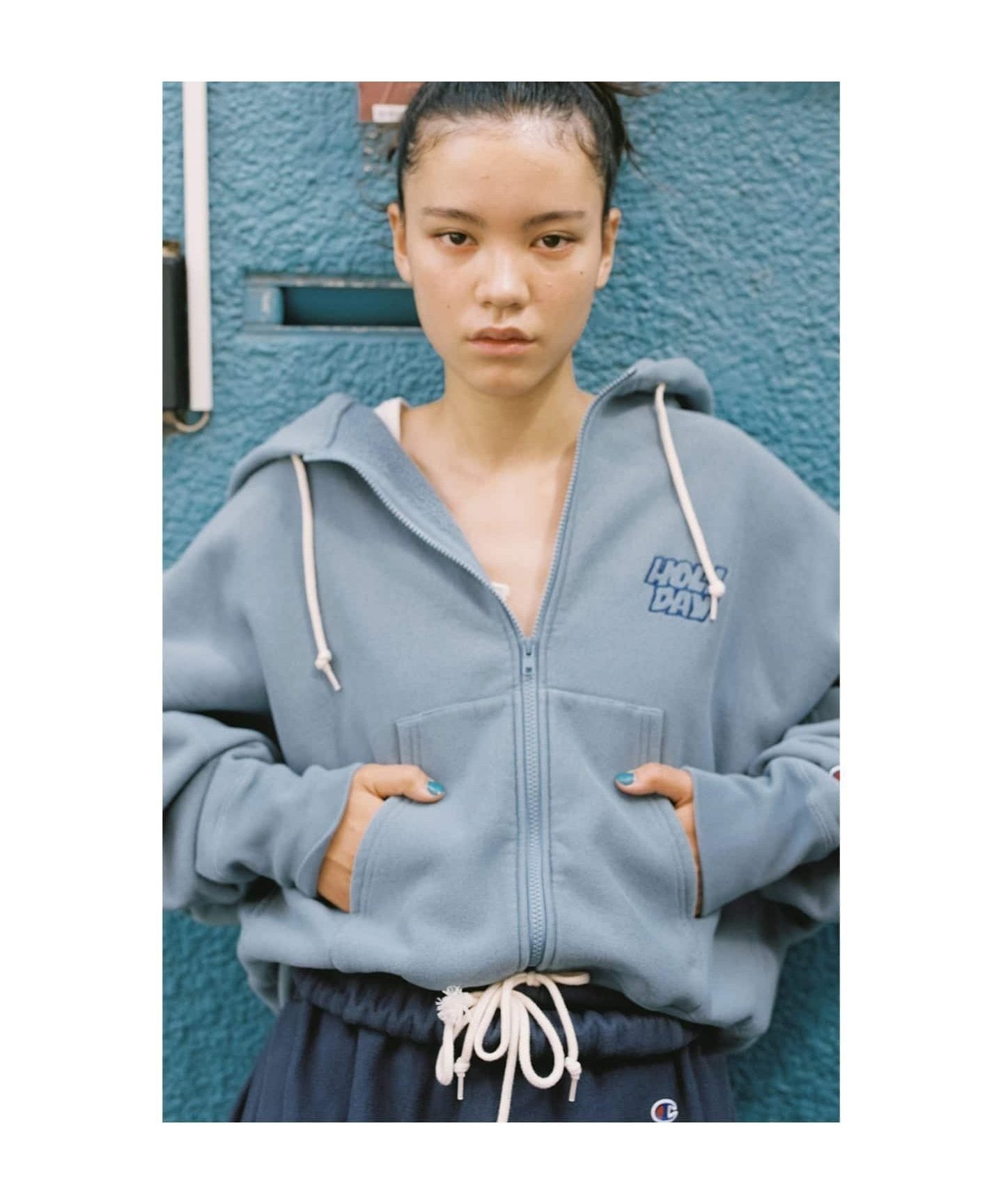 【ジャーナルスタンダード/JOURNAL STANDARD】の別注【CHAMPION*JOURNAL STANDARD by HOLIDAY】ZIP HOODIE インテリア・キッズ・メンズ・レディースファッション・服の通販 founy(ファニー) 　ファッション　Fashion　レディースファッション　Fashion for Women　ジップ　Zip, Zipper　スポーツ　Sports, Activewear　スマート　Smart, Elegant　セットアップ　Set-Up, Coordinated Outfit　ニューヨーク　New York, NYC Style　フロント　Front, Front Design　別注　Limited Edition, Custom Order　おすすめ　Recommended / Our Picks　2024年　2024　2024春夏・S/S　Spring/Summer 2024 SS24　サックスブルー|ID: prp329100004777797 ipo3291000000035122254