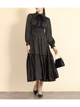 【ヴァン/Vin】のフロントリボンドットワンピース 人気、トレンドファッション・服の通販 founy(ファニー) ファッション Fashion レディースファッション Fashion for Women ワンピース Dresses エレガント 上品 Elegant シャーリング Shirring, Ruched ジャケット Jacket, Outerwear ドット Polka Dot, Dot Pattern ドレープ Drape, Draping Fabric フェミニン Feminine, Girly フロント Front, Front Design リボン Ribbon, Bow リュクス Luxury, Elegant, High-End, Chic |ID:prp329100004777802
