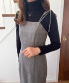 【ジュノア/JUNOAH】のバックオープン肩リボンキャミワンピース ミックスブラウン|ID: prp329100004777809 ipo3291000000034644547