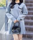 【クリア/clear】のバイカラーゴールドボタンニットワンピース GY|ID: prp329100004777812 ipo3291000000034644566