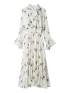 【フレイ アイディー/FRAY I.D】のボウタイプリーツプリントワンピース 人気、トレンドファッション・服の通販 founy(ファニー) ファッション Fashion レディースファッション Fashion for Women ワンピース Dresses アニマル Animal Print エレガント 上品 Elegant シャーリング Shirring, Ruched スマート Smart, Elegant フラワー Flower, Floral フレア Flare, Flared プリント Print, Printed Pattern プリーツ Pleats, Pleated モノトーン Monotone, Black and White thumbnail WHT[001]|ID: prp329100004777813 ipo3291000000034644572