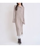 【ノエラ/Noela】のレーストリムポロニットワンピース モカ|ID: prp329100004777816 ipo3291000000034883269