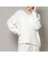 【ナノ ユニバース/nano universe】のウールフェザーVネックニットプルオーバー 人気、トレンドファッション・服の通販 founy(ファニー) ファッション Fashion レディースファッション Fashion for Women トップス・カットソー Cut & Sew Tops ニット Knit Tops & Sweaters カジュアルプルオーバー・ニットトップス Pullovers & Knit Tops / Casual Pullovers Vネックトップス V-Neck Tops / V-Cut Neckline Shirts インナー Innerwear ウォッシャブル Machine Washable カットソー Cut and Sewn Top シンプル Simple, Minimal フェザー Feather, Feather Detail フェザーヤーン Feather Yarn, Fluffy Yarn ワイド Wide, Wide Fit A/W・秋冬 Autumn/Winter アウトレット Outlet / Clearance おすすめ Recommended / Our Picks エレガント 上品 Elegant 2025年 2025 2025-2026秋冬・A/W Autumn/Winter 2025–26 AW25–26 |ID:prp329100004777892