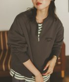 【ルクールブラン/le.coeur blanc】の刺繍入りハーフジップスウェット 人気、トレンドファッション・服の通販 founy(ファニー) ファッション Fashion レディースファッション Fashion for Women トップス・カットソー Cut & Sew Tops レディースパーカー・カジュアルフーディー Casual Hoodies & Sweatshirts スウェット・クルーネックトップス Sweatshirts & Crewnecks / Relaxed Fit Sweat Tops ジップ Zip, Zipper バランス Balance, Style Balance プリント Print, Printed Pattern エレガント 上品 Elegant thumbnail D/グレー|ID: prp329100004777976 ipo3291000000034646973