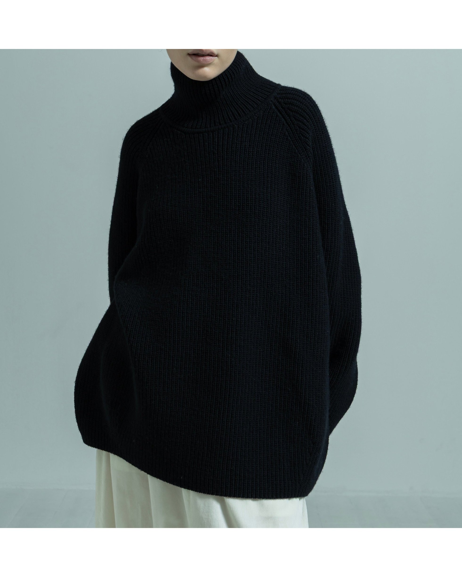 【ビヨーマ/BIYOMA】のWOOL RIB KNIT TURTLENECK PULLOVER インテリア・キッズ・メンズ・レディースファッション・服の通販 founy(ファニー) 　ファッション　Fashion　レディースファッション　Fashion for Women　トップス・カットソー　Cut & Sew Tops　ニット　Knit Tops & Sweaters　カジュアルプルオーバー・ニットトップス　Pullovers & Knit Tops / Casual Pullovers　タートルネック・ハイネックトップス　Turtlenecks & High-Neck Tops　シンプル　Simple, Minimal　ジャケット　Jacket, Outerwear　タートルネック　Turtleneck, High Neck　フォルム　Silhouette, Form　マキシ　Maxi, Full Length　リラックス　Relax, Relaxed Fit　ワイド　Wide, Wide Fit　ブラック|ID: prp329100004778015 ipo3291000000035163108