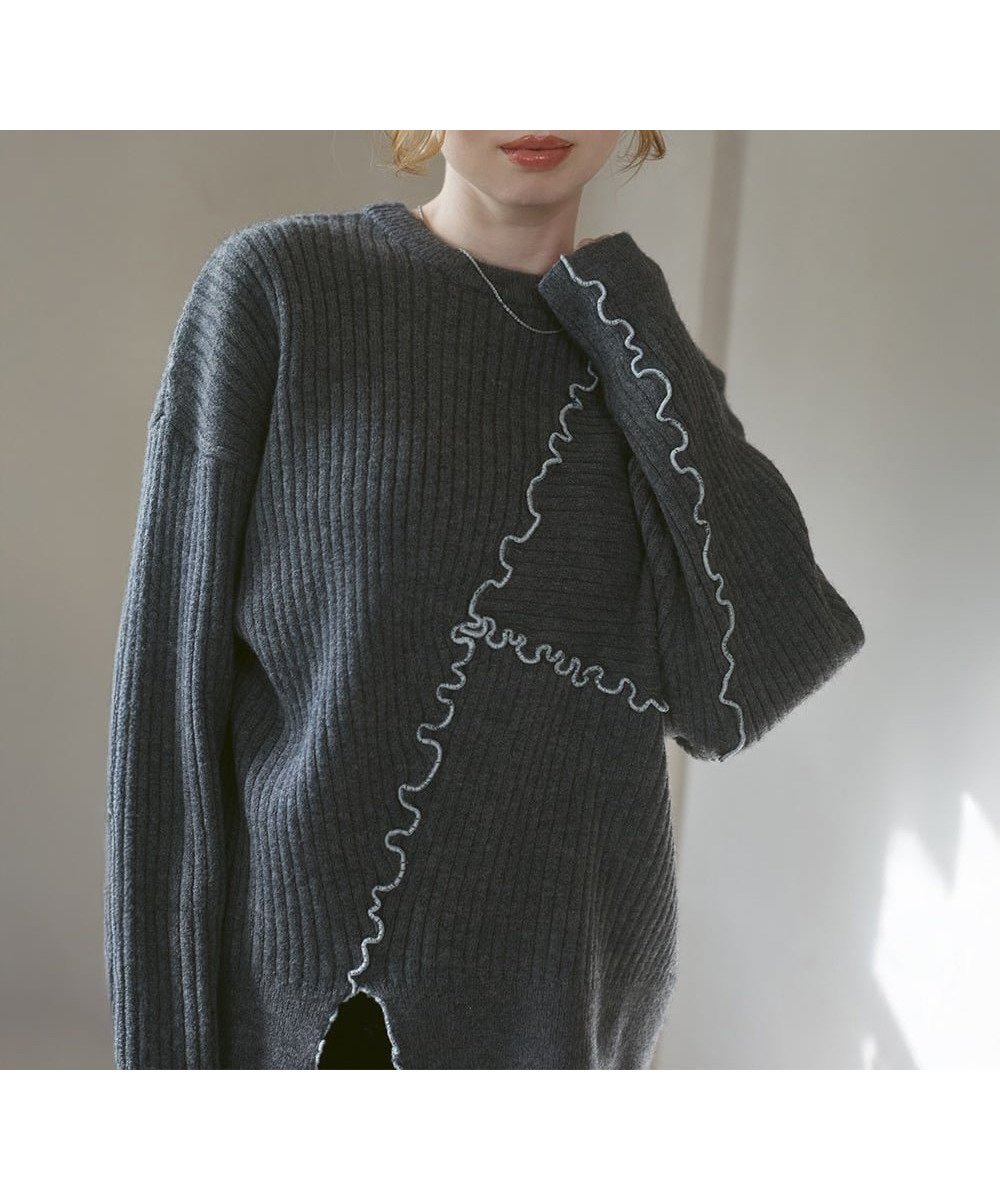 【バブ ブージュルード/Bab Bou Jeloud】の【セットアップ対応可】ランダムメロウニットトップス インテリア・キッズ・メンズ・レディースファッション・服の通販 founy(ファニー) ファッション Fashion レディースファッション Fashion for Women トップス・カットソー Cut & Sew Tops ニット Knit Tops & Sweaters セットアップ Matching Sets レディーストップス・ブラウス Tops & Blouses / Assorted Women's Tops アクリル Acrylic Material スマート Smart, Elegant セットアップ Set-Up, Coordinated Outfit センター Center, Center Line タイトスカート Pencil Skirt, Tight Skirt チェック Check, Plaid, Tartan フェミニン Feminine, Girly ロング Long, Long-Length 再入荷 Restock / Back in Stock おすすめ Recommended / Our Picks エレガント 上品 Elegant CCL|ID: prp329100004778032 ipo3291000000034647608