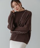 【バブ ブージュルード/Bab Bou Jeloud】の【セットアップ対応可】ランダムメロウニットトップス BROWN|ID: prp329100004778032 ipo3291000000034647609