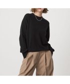 【ユナイテッドアローズ/UNITED ARROWS】のconte ウール クルーネックニット 人気、トレンドファッション・服の通販 founy(ファニー) ファッション Fashion レディースファッション Fashion for Women トップス・カットソー Cut & Sew Tops ニット Knit Tops & Sweaters なめらか Smooth, Silky Texture カーディガン Cardigan, Knitwear シンプル Simple, Minimal フェミニン Feminine, Girly プレート Plate, Dish ラウンド Round, Round Neck thumbnail BLACK|ID: prp329100004778044 ipo3291000000034883170