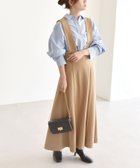 【シップス フォー ウィメン/SHIPS】のquaranciel 洗濯機可能 サスペンダー ハイウエスト スカート キャメル|ID: prp329100004778401 ipo3291000000034651740