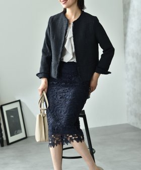 【インタープラネット/INTERPLANET】のケミカルレースBACKファスナータイトスカート 人気、トレンドファッション・服の通販 founy(ファニー) ファッション Fashion レディースファッション Fashion for Women スカート Skirts カットソー Cut and Sewn Top ケミカル Chemical, Chemical Wash 人気 Popular, Best Seller パープル Purple, Violet ベーシック Basic, Essential レース Lace, Lace Fabric エレガント 上品 Elegant |ID:prp329100004778440