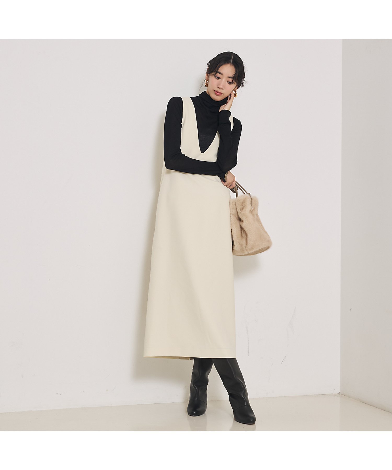 【カリテ/qualite】の【オールシーズン大活躍】ナローロングワンピース 人気、トレンドファッション・服の通販 founy(ファニー) ファッション Fashion レディースファッション Fashion for Women ワンピース Dresses インナー Innerwear カットソー Cut and Sewn Top スニーカー Sneakers, Trainers ダブル Double, Double-Breasted バランス Balance, Style Balance ロング Long, Long-Length other-1|ID: prp329100004778484 ipo3291000000034800651