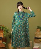 【ホコモモラ/Jocomomola】のPetalo フラワープリントワンピース グリーン|ID: prp329100004778526 ipo3291000000034652779