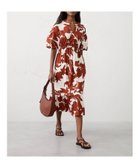 【バナナリパブリック ファクトリーストア/BANANA REPUBLIC FACTORY STORE】のBANANA REPUBLIC FACTORY STORE ティアードマキシワンピース RED_FLORAL|ID: prp329100004778555 ipo3291000000034653225