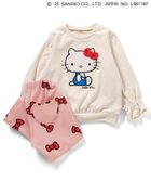 【エフオー オンラインストア/F.O.Online Store / KIDS】の【リンク】ハローキティ もちふわあったかセットアップ 人気、トレンドファッション・服の通販 founy(ファニー) ファッション Fashion キッズファッション Fashion for Kids セットアップ Set-Up, Coordinated Outfit チェック Check, Plaid, Tartan パジャマ Pajamas, Sleepwear ボトム Bottoms, Lower Wear ポケット Pocket, Pocket Detail リボン Ribbon, Bow thumbnail ピンク|ID: prp329100004778650 ipo3291000000034900529