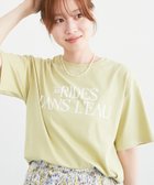 【ルクールブラン/le.coeur blanc】の《手洗い可能》RIDES DANS L EAUロゴTシャツ L/グリーン|ID: prp329100004778653 ipo3291000000034654634