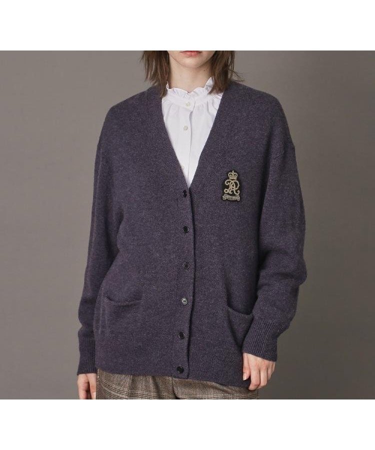 【ドレステリア/DRESSTERIOR】の【otonaMUSE 11月号掲載】レタードニットカーディガン 人気、トレンドファッション・服の通販 founy(ファニー) 　雑誌掲載アイテム　Magazine Picks & Fashion Features　ファッション雑誌　Fashion Magazines　オトナミューズ　otona MUSE　ファッション　Fashion　レディースファッション　Fashion for Women　トップス・カットソー　Cut & Sew Tops　ニット　Knit Tops & Sweaters　カーディガン・羽織り　Layered Style Cardigans　カーディガン　Cardigan, Knitwear　11月号　November Issue　サテン　Satin, Glossy Fabric　スマート　Smart, Elegant　雑誌　Magazine, Fashion Magazine　タートル　Turtleneck, Turtle Collar　デニム　Denim, Jeans Material　バランス　Balance, Style Balance　ポケット　Pocket, Pocket Detail　ミドル　Middle Length, Mid Height　 other-1|ID: prp329100004778698 ipo3291000000034655367