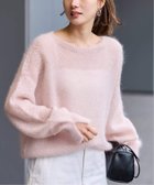 【フレームワーク/FRAMeWORK】のモヘヤmix カノコ柄プルオーバー 人気、トレンドファッション・服の通販 founy(ファニー) ファッション Fashion レディースファッション Fashion for Women トップス・カットソー Cut & Sew Tops カジュアルプルオーバー・ニットトップス Pullovers & Knit Tops / Casual Pullovers シアー Sheer, See-Through スリット Slit, Slit Detail パターン Pattern, Design Print ホールガーメント WholeGarment, Seamless Knit リラックス Relax, Relaxed Fit エレガント 上品 Elegant thumbnail ピンク|ID: prp329100004778728 ipo3291000000034916580