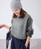 【フレームワーク/FRAMeWORK】のモヘヤmix カノコ柄プルオーバー 人気、トレンドファッション・服の通販 founy(ファニー) ファッション Fashion レディースファッション Fashion for Women トップス・カットソー Cut & Sew Tops カジュアルプルオーバー・ニットトップス Pullovers & Knit Tops / Casual Pullovers シアー Sheer, See-Through スリット Slit, Slit Detail パターン Pattern, Design Print ホールガーメント WholeGarment, Seamless Knit リラックス Relax, Relaxed Fit エレガント 上品 Elegant thumbnail グレー|ID: prp329100004778728 ipo3291000000034916582