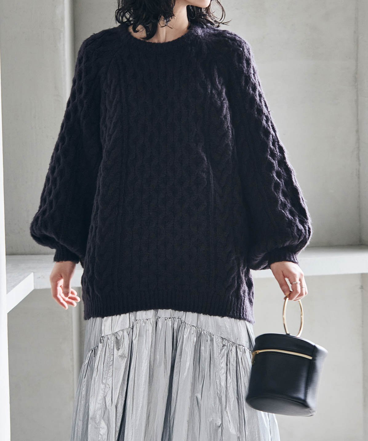 【ラナン/Ranan】のざっくり!編地柄ニットプルオーバー インテリア・キッズ・メンズ・レディースファッション・服の通販 founy(ファニー) 　ファッション　Fashion　レディースファッション　Fashion for Women　トップス・カットソー　Cut & Sew Tops　ニット　Knit Tops & Sweaters　カジュアルプルオーバー・ニットトップス　Pullovers & Knit Tops / Casual Pullovers　2023年　2023　2023-2024秋冬・A/W　Autumn/Winter 2023–24 AW23–24　おすすめ　Recommended / Our Picks　ストレート　Straight, Straight Cut　プチプライス・低価格　Affordable / Budget Price　マキシ　Maxi, Full Length　マニッシュ　Mannish, Boyish　ミックス　Mix, Mixed Style　ワイド　Wide, Wide Fit　チャコール|ID: prp329100004778731 ipo3291000000034655882