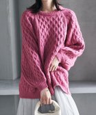 【ラナン/Ranan】のざっくり!編地柄ニットプルオーバー 人気、トレンドファッション・服の通販 founy(ファニー) ファッション Fashion レディースファッション Fashion for Women トップス・カットソー Cut & Sew Tops ニット Knit Tops & Sweaters カジュアルプルオーバー・ニットトップス Pullovers & Knit Tops / Casual Pullovers 2023年 2023 2023-2024秋冬・A/W Autumn/Winter 2023–24 AW23–24 おすすめ Recommended / Our Picks ストレート Straight, Straight Cut プチプライス・低価格 Affordable / Budget Price マキシ Maxi, Full Length マニッシュ Mannish, Boyish ミックス Mix, Mixed Style ワイド Wide, Wide Fit thumbnail ピンク|ID: prp329100004778731 ipo3291000000034655883