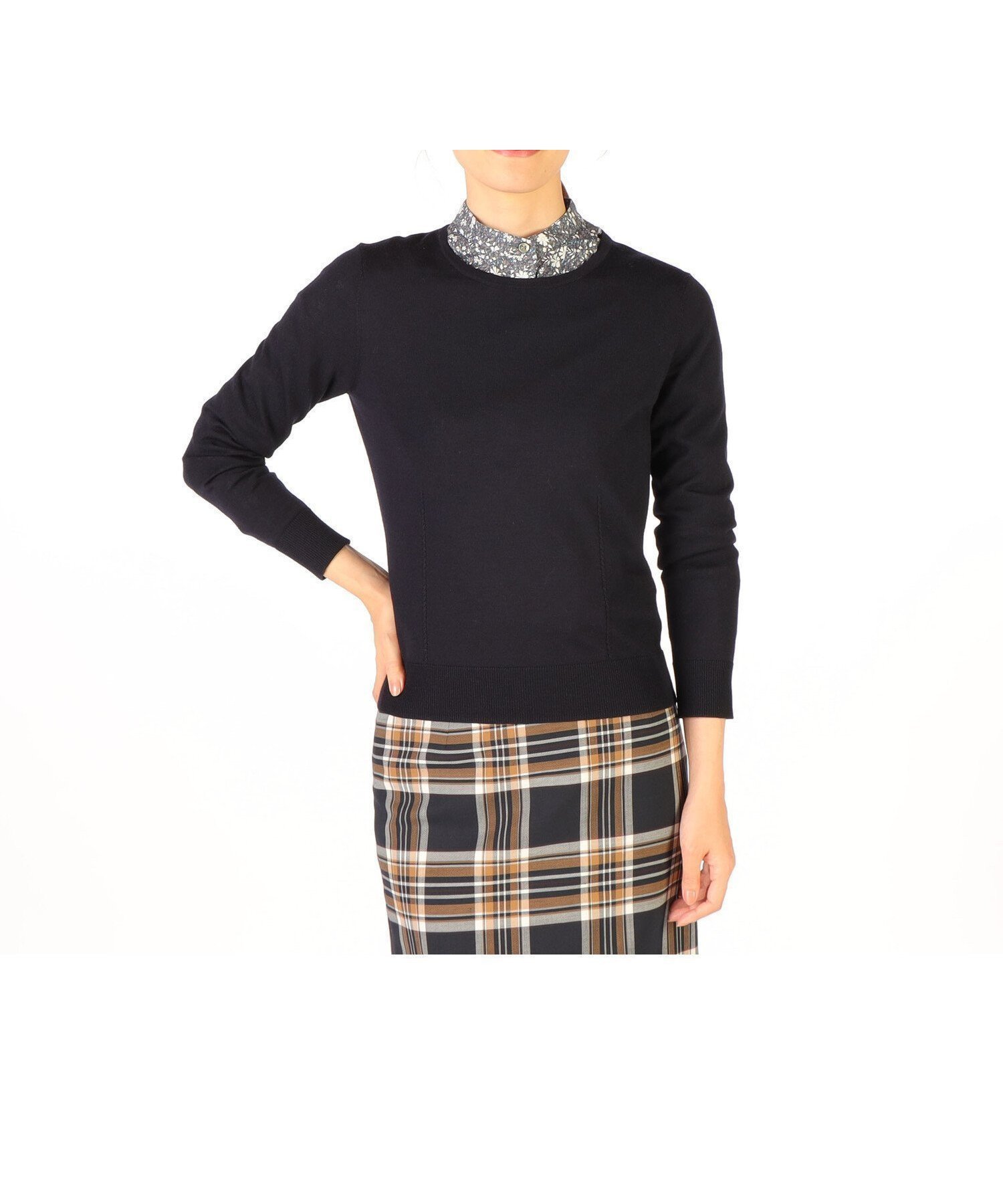 【スキャパ/SCAPA】のカシウールニット 人気、トレンドファッション・服の通販 founy(ファニー) 　ファッション　Fashion　レディースファッション　Fashion for Women　トップス・カットソー　Cut & Sew Tops　ニット　Knit Tops & Sweaters　コンパクト　Compact, Small Size　シンプル　Simple, Minimal　ベーシック　Basic, Essential　ワンポイント　One Point, Statement Accent　 other-1|ID: prp329100004778733 ipo3291000000034655931