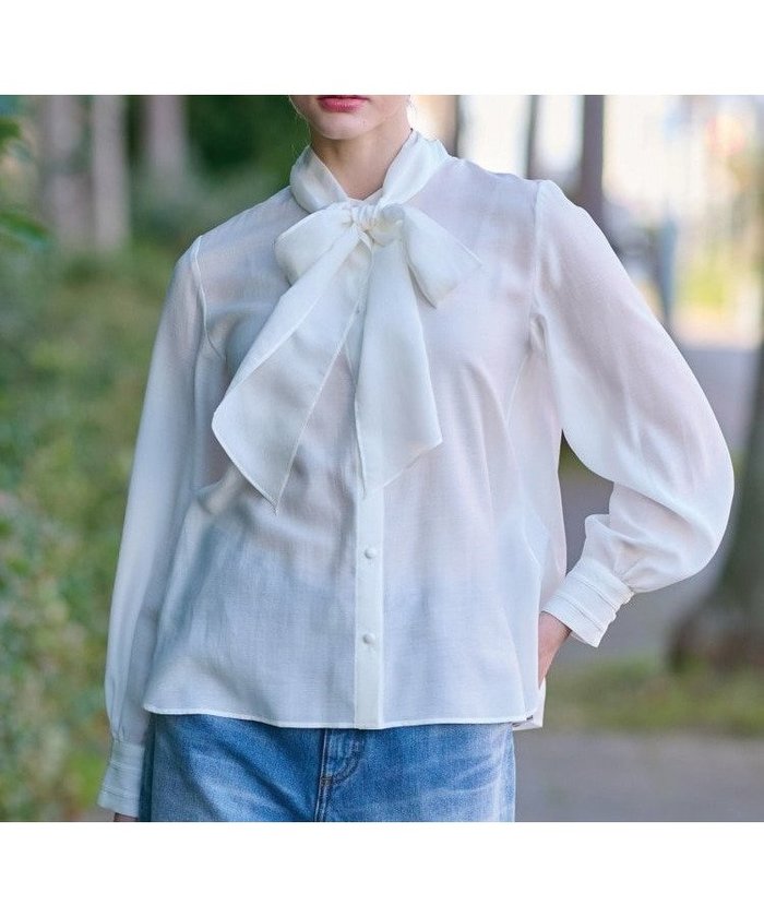 【ドレステリア/DRESSTERIOR】のオケージョン2WAYボウタイブラウス インテリア・キッズ・メンズ・レディースファッション・服の通販 founy(ファニー) https://founy.com/ ファッション Fashion レディースファッション Fashion for Women トップス・カットソー Cut & Sew Tops シャツ・ブラウス・オフィスカジュアル Elegant Blouses & Button-Ups オケージョン Occasion Wear カフス Cuff Design クラシカル Classical, Vintage-Inspired シンプル Simple, Minimal スマート Smart, Elegant フォーマル Formal, Dressy リラックス Relax, Relaxed Fit エレガント 上品 Elegant セレモニー Ceremony |ID: prp329100004778745 ipo3291000000034656105