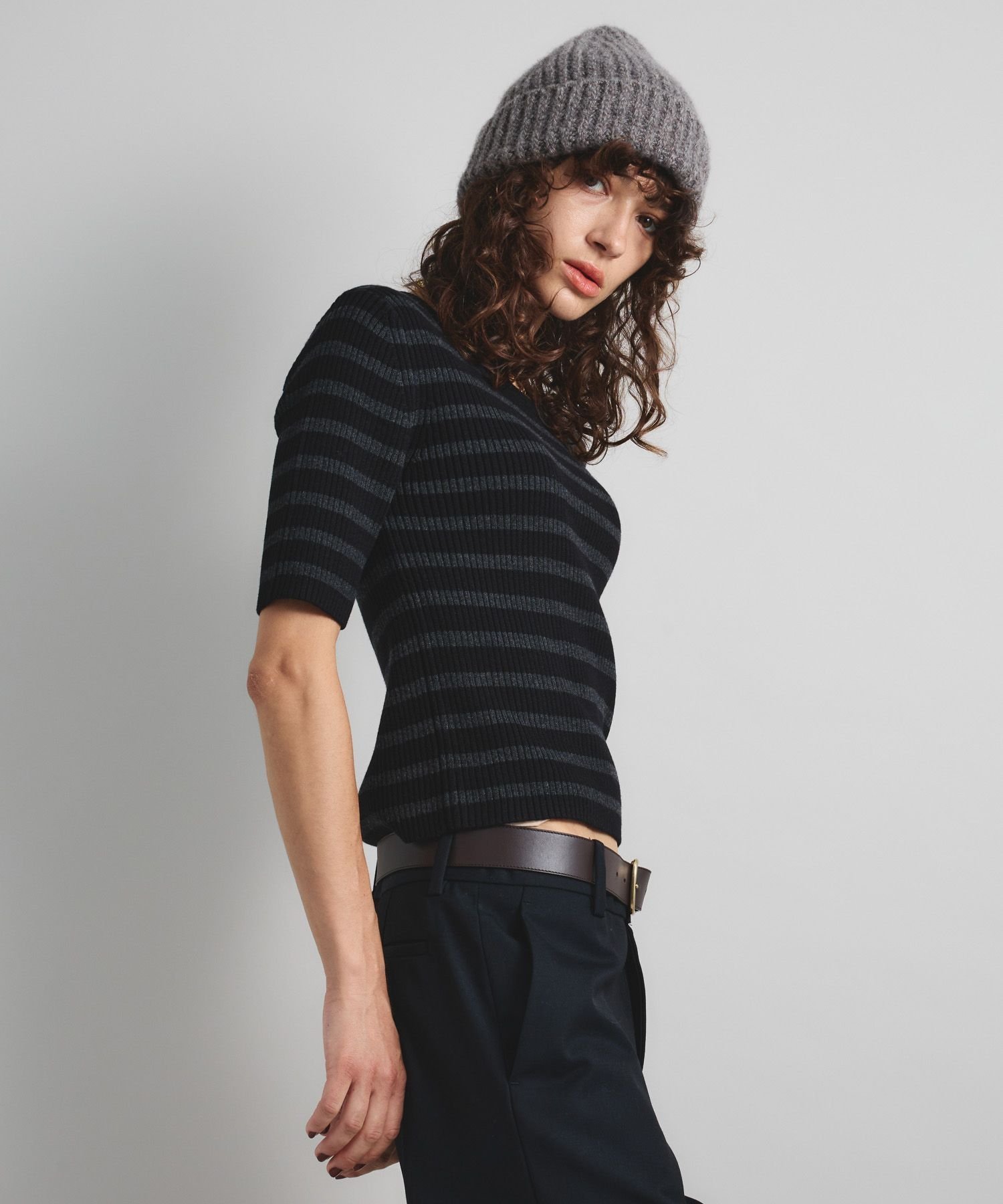 【ブリル/BRILL】の【NEW】ボーダーリブプルオーバー 人気、トレンドファッション・服の通販 founy(ファニー) 　ファッション　Fashion　レディースファッション　Fashion for Women　トップス・カットソー　Cut & Sew Tops　カジュアルプルオーバー・ニットトップス　Pullovers & Knit Tops / Casual Pullovers　コンパクト　Compact, Small Size　秋　Autumn　 other-1|ID: prp329100004778760 ipo3291000000034656280