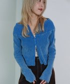 【ビームス ウイメン/BEAMS】のモールフェード ジップ カーディガン 人気、トレンドファッション・服の通販 founy(ファニー) ファッション Fashion レディースファッション Fashion for Women トップス・カットソー Cut & Sew Tops カーディガン・羽織り Layered Style Cardigans インナー Innerwear カーディガン Cardigan, Knitwear コンパクト Compact, Small Size ジップ Zip, Zipper トレンド Trend, Trending Now フィット Fit, Slim Fit フォルム Silhouette, Form フロント Front, Front Design ボトム Bottoms, Lower Wear ミドル Middle Length, Mid Height thumbnail BLUE|ID: prp329100004778761 ipo3291000000034894374