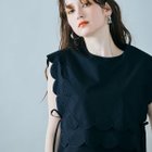 【ローズティアラ/Rose Tiara】のスカラップ刺繍ダブルカラーブラウス 人気、トレンドファッション・服の通販 founy(ファニー) ファッション Fashion レディースファッション Fashion for Women トップス・カットソー Cut & Sew Tops シャツ・ブラウス・オフィスカジュアル Elegant Blouses & Button-Ups シンプル Simple, Minimal スカラップ Scallop, Scalloped Edge スタンダード Standard, Basic スマート Smart, Elegant ダブル Double, Double-Breasted ノースリーブ Sleeveless, No-Sleeve ビッグ Big, Oversized フェミニン Feminine, Girly フラット Flat, Flat Shoes プリント Print, Printed Pattern ポケット Pocket, Pocket Detail thumbnail ブラック|ID: prp329100004778766 ipo3291000000034656329