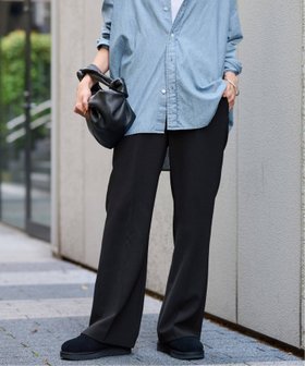 【フレームワーク/FRAMeWORK】の≪WEB限定 / 追加≫セミフレアパンツ 2 人気、トレンドファッション・服の通販 founy(ファニー) ファッション Fashion レディースファッション Fashion for Women パンツ Pants & Trousers ストレッチ Stretch, Stretchy Fabric センター Center, Center Line フレア Flare, Flared ロング Long, Long-Length |ID:prp329100004778908