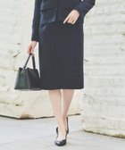 【アンタイトル/UNTITLED】の【入卒/セレモニー/通勤】ラメツイードタイトスカート ネイビー|ID: prp329100004778958 ipo3291000000034658757