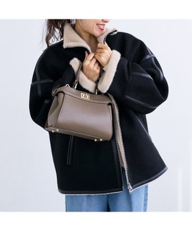 【ルクールブラン/le.coeur blanc】の裏起毛フライトジャケット 人気、トレンドファッション・服の通販 founy(ファニー) ファッション Fashion レディースファッション Fashion for Women アウター Coat / Outerwear Collection レディースジャケット・軽アウター Jackets インナー Innerwear ジャケット Jacket, Outerwear ビッグ Big, Oversized フェイクファー Faux Fur, Imitation Fur ボンディング Bonding, Bonded Fabric |ID:prp329100004778973