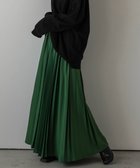 【ラジュール/Lajour】のAラインプリーツスカート 人気、トレンドファッション・服の通販 founy(ファニー) ファッション Fashion レディースファッション Fashion for Women スカート Skirts プリーツスカート / 上品フェミニンスタイル Pleated Skirts プリーツ Pleats, Pleated thumbnail グリーン|ID: prp329100004778975 ipo3291000000034659090
