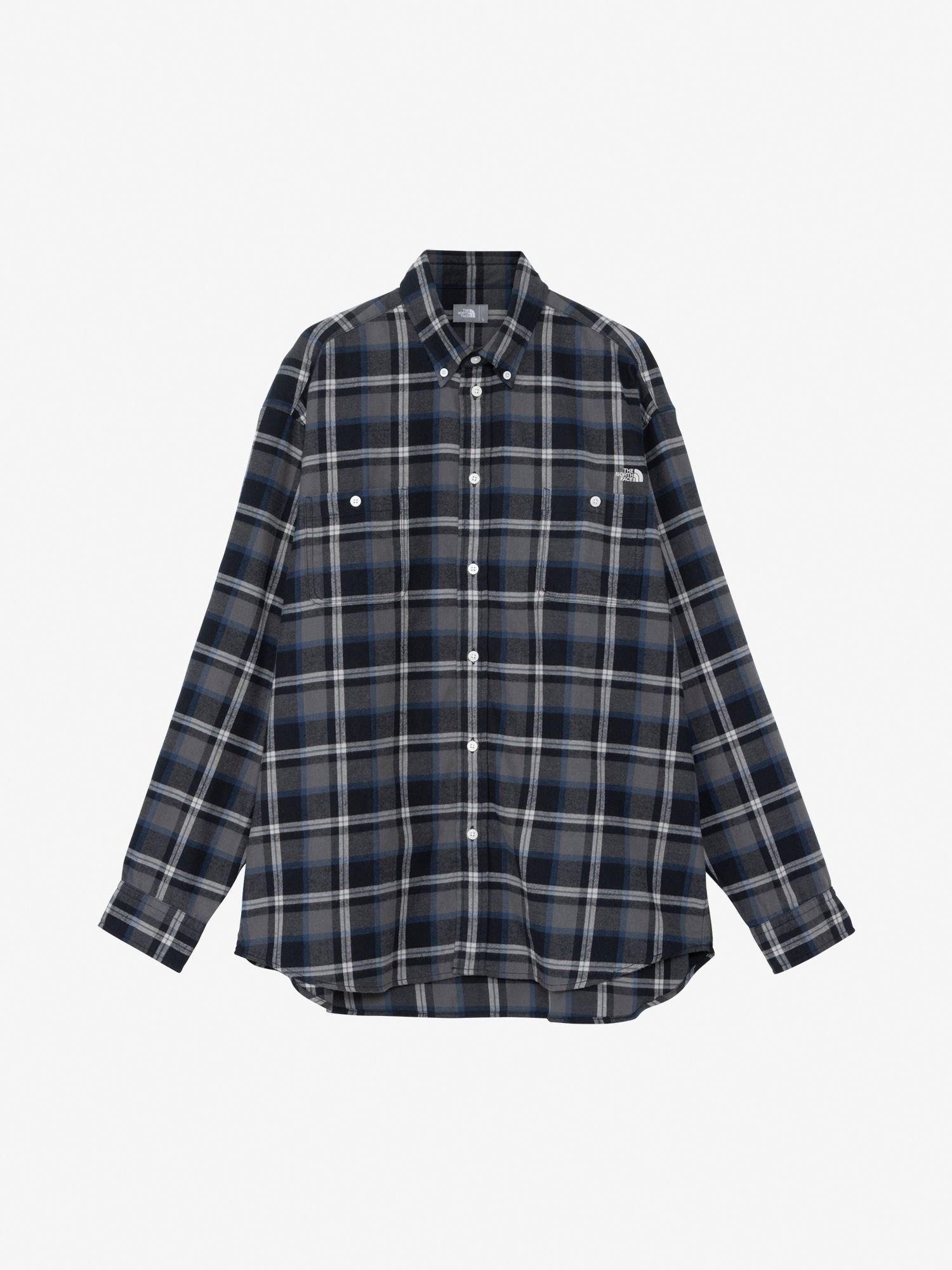 【ザ ノース フェイス/THE NORTH FACE】の【公式】ロングスリーブフロストフォージフランネルシャツ(ユニセックス) インテリア・キッズ・メンズ・レディースファッション・服の通販 founy(ファニー) 　ファッション　Fashion　レディースファッション　Fashion for Women　トップス・カットソー　Cut & Sew Tops　シャツ・ブラウス・オフィスカジュアル　Elegant Blouses & Button-Ups　アウトドア　Outdoor Clothing　クラシカル　Classical, Vintage-Inspired　ポケット　Pocket, Pocket Detail　リラックス　Relax, Relaxed Fit　ブラック×グレー|ID: prp329100004778993 ipo3291000000034659334