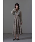 【ビーフラット/bflat】のダブルリボンボレロセットドレス 2点セット レース キャミワンピース チュール 結婚式 人気、トレンドファッション・服の通販 founy(ファニー) ファッション Fashion レディースファッション Fashion for Women アウター Coat / Outerwear Collection ボレロ・ショート丈ジャケット / ドレス羽織りに Boleros & Short Jackets ワンピース Dresses フォーマル・パーティードレス・結婚式用ドレス Elegant & Casual Dresses キャミソールワンピース Camisole Dresses キャミワンピース Cami Dress, Slip Dress スリーブ Sleeve, Long Sleeve / Short Sleeve チュール Tulip, Tulip Motif ドレス Dress, One-Piece パターン Pattern, Design Print フラワー Flower, Floral レース Lace, Lace Fabric おすすめ Recommended / Our Picks 結婚式 Wedding 披露宴 Wedding Reception 二次会 After Party thumbnail ブラウン|ID: prp329100004779000 ipo3291000000034800809