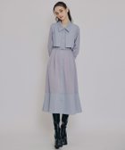 【レディアゼル/REDYAZEL】のカラーブロッキングシャツロングフレアワンピース 人気、トレンドファッション・服の通販 founy(ファニー) ファッション Fashion レディースファッション Fashion for Women ワンピース Dresses A/W・秋冬 Autumn/Winter thumbnail グレー|ID: prp329100004779009 ipo3291000000034659542