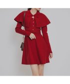 【レディアゼル/REDYAZEL】のケープSETニットフレアミニワンピース 人気、トレンドファッション・服の通販 founy(ファニー) ファッション Fashion レディースファッション Fashion for Women ワンピース Dresses アクセサリー Fashion Accessories ショルダー Shoulder, Shoulder Strap スクエア Square, Square Shape トレンド Trend, Trending Now フィット Fit, Slim Fit フレア Flare, Flared フロント Front, Front Design リボン Ribbon, Bow エレガント 上品 Elegant thumbnail レッド|ID: prp329100004779010 ipo3291000000035082623