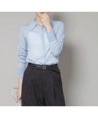 【ナノ ユニバース/nano universe】のレースジャカード長袖ポロカーディガン L.ブルー1|ID:prp329100004779112