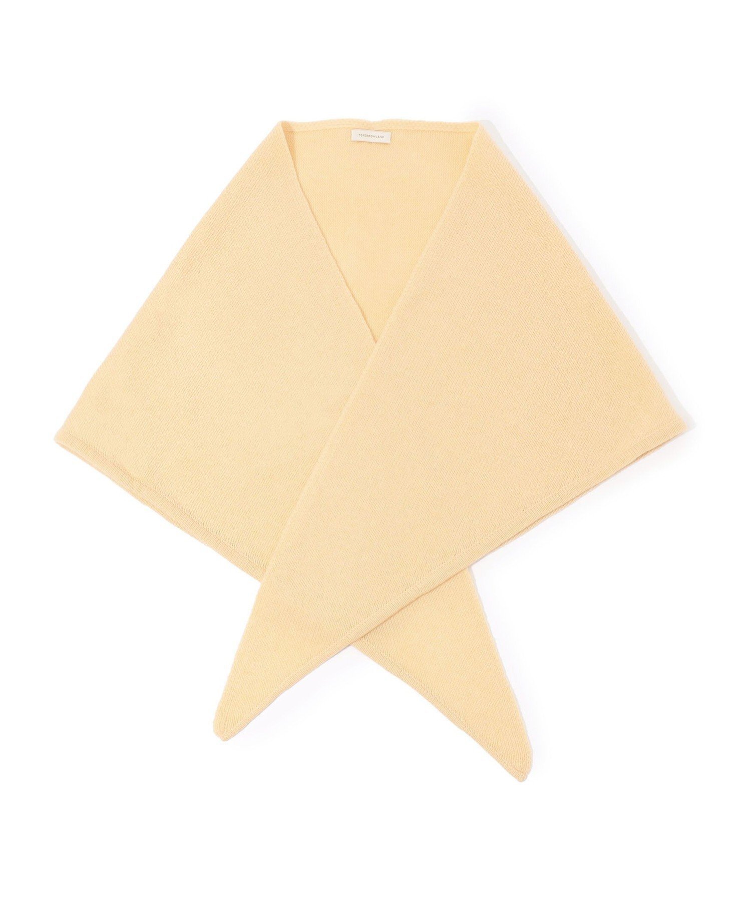 【トゥモローランド/TOMORROWLAND】のTOMORROWLAND トライアングル ストール インテリア・キッズ・メンズ・レディースファッション・服の通販 founy(ファニー) 　ファッション　Fashion　レディースファッション　Fashion for Women　スカーフ　Scarf, Neckwear　ストール　Stole, Wrap　タートルネック　Turtleneck, High Neck　トライアングル　Triangle, Triangular Shape　21 ライトイエロー|ID: prp329100004779128 ipo3291000000034661183