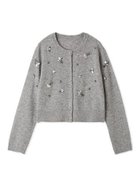 【セルフォード/CELFORD】のペタルビジューカーディガン 人気、トレンドファッション・服の通販 founy(ファニー) ファッション Fashion レディースファッション Fashion for Women トップス・カットソー Cut & Sew Tops カーディガン・羽織り Layered Style Cardigans おすすめ Recommended / Our Picks アシンメトリー Asymmetrical Style ウェーブ Wavy Pattern カーディガン Cardigan, Knitwear コンパクト Compact, Small Size シルバー Silver, Metallic Silver スパンコール Sequins, Sequin Embellishment スマート Smart, Elegant ビジュー Bijou, Jewel-like Accent ベーシック Basic, Essential ランダム Random, Irregular エレガント 上品 Elegant thumbnail LGRY[005]|ID: prp329100004779236 ipo3291000000034776638