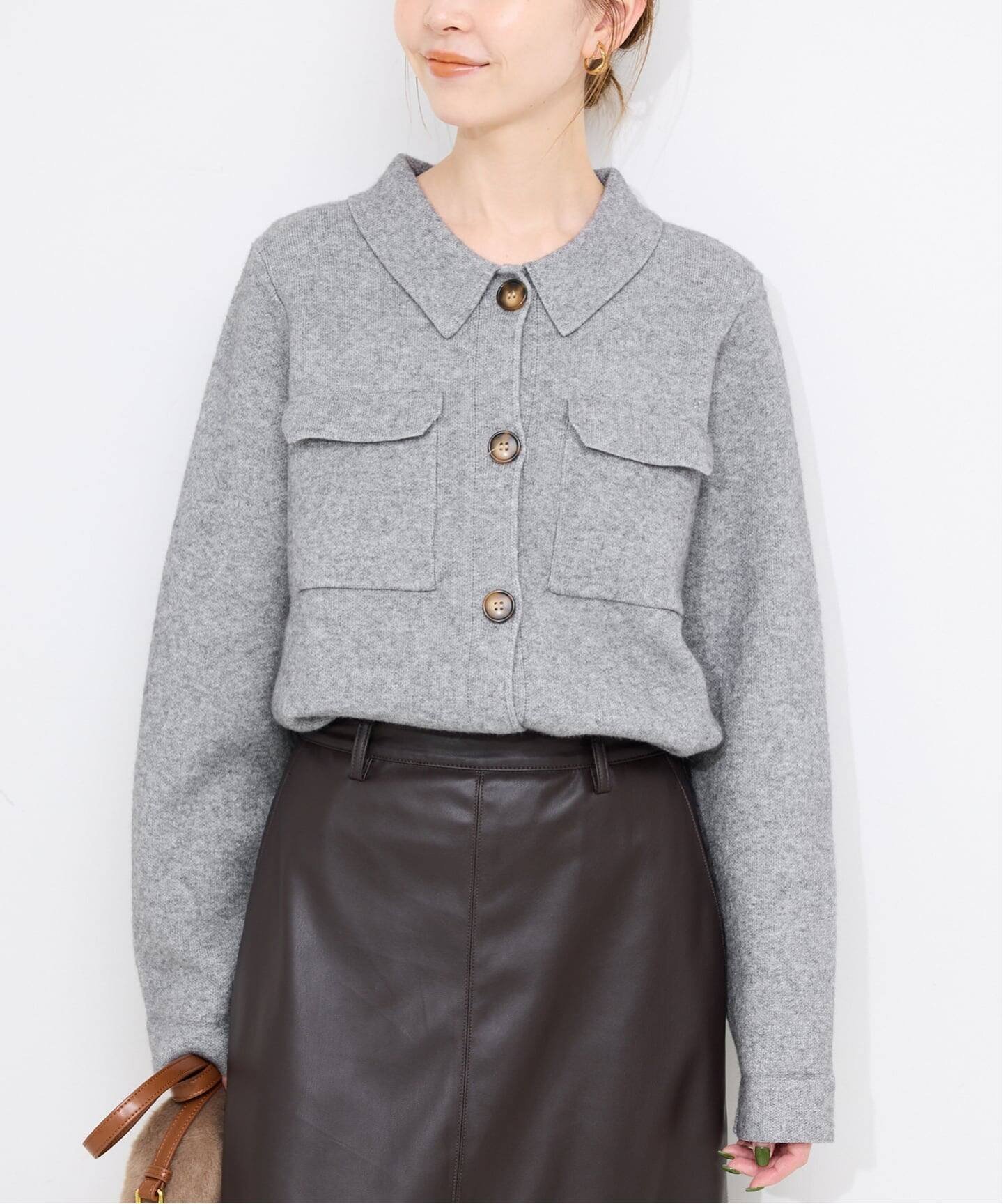 【スローブ イエナ/SLOBE IENA】の《追加》SUNNY STUDIO ニットカーディガン 97026 人気、トレンドファッション・服の通販 founy(ファニー) 　ファッション　Fashion　レディースファッション　Fashion for Women　トップス・カットソー　Cut & Sew Tops　ニット　Knit Tops & Sweaters　カーディガン・羽織り　Layered Style Cardigans　エレガント 上品　Elegant　カーディガン　Cardigan, Knitwear　コレクション　Collection, Seasonal Line　コンパクト　Compact, Small Size　スマート　Smart, Elegant　フランス　France, French　フロント　Front, Front Design　ポケット　Pocket, Pocket Detail　 other-1|ID: prp329100004779324 ipo3291000000034663279