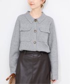 【スローブ イエナ/SLOBE IENA】の《追加》SUNNY STUDIO ニットカーディガン 97026 人気、トレンドファッション・服の通販 founy(ファニー) ファッション Fashion レディースファッション Fashion for Women トップス・カットソー Cut & Sew Tops ニット Knit Tops & Sweaters カーディガン・羽織り Layered Style Cardigans エレガント 上品 Elegant カーディガン Cardigan, Knitwear コレクション Collection, Seasonal Line コンパクト Compact, Small Size スマート Smart, Elegant フランス France, French フロント Front, Front Design ポケット Pocket, Pocket Detail thumbnail グレー|ID: prp329100004779324 ipo3291000000034663280