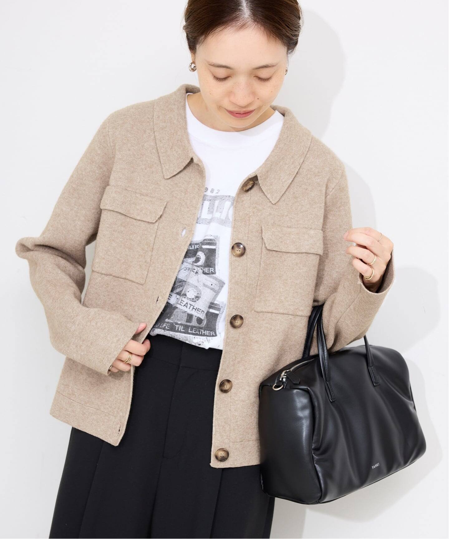 【スローブ イエナ/SLOBE IENA】の《追加》SUNNY STUDIO ニットカーディガン 97026 インテリア・キッズ・メンズ・レディースファッション・服の通販 founy(ファニー) 　ファッション　Fashion　レディースファッション　Fashion for Women　トップス・カットソー　Cut & Sew Tops　ニット　Knit Tops & Sweaters　カーディガン・羽織り　Layered Style Cardigans　エレガント 上品　Elegant　カーディガン　Cardigan, Knitwear　コレクション　Collection, Seasonal Line　コンパクト　Compact, Small Size　スマート　Smart, Elegant　フランス　France, French　フロント　Front, Front Design　ポケット　Pocket, Pocket Detail　ベージュ A|ID: prp329100004779324 ipo3291000000034663282