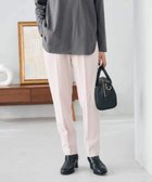 【アー ヴェー ヴェー/a.v.v】の【イージーケア/洗える/ストレッチ】裏起毛美ラクるイージーテーパードパンツ ライトピンク|ID: prp329100004779480 ipo3291000000034665667