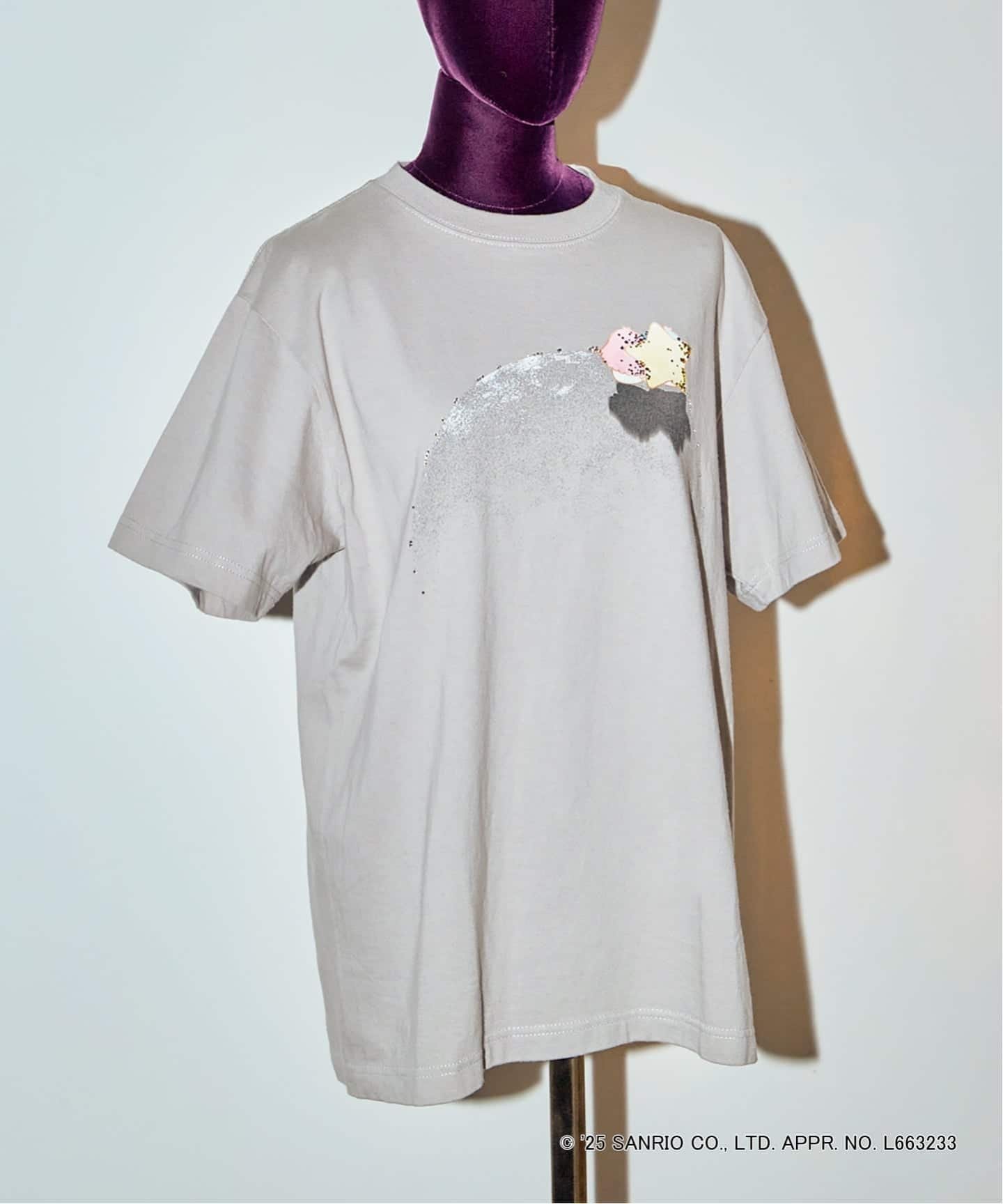 【シティーショップ/CITYSHOP】のSANRIO CHARACTERS*MASU 別注 Tシャツ インテリア・キッズ・メンズ・レディースファッション・服の通販 founy(ファニー) ファッション Fashion レディースファッション Fashion for Women トップス・カットソー Cut & Sew Tops シャツ・ブラウス・オフィスカジュアル Elegant Blouses & Button-Ups ロングTシャツ・Tシャツ Longline T-Shirts & Tees キャラクター Character, Licensed Characters ストーン Stone, Gem-Like スペシャル Special, Limited Edition プリント Print, Printed Pattern 別注 Limited Edition, Custom Order 2025年 2025 2025-2026秋冬・A/W Autumn/Winter 2025–26 AW25–26 グレーA|ID: prp329100004779529 ipo3291000000034844620